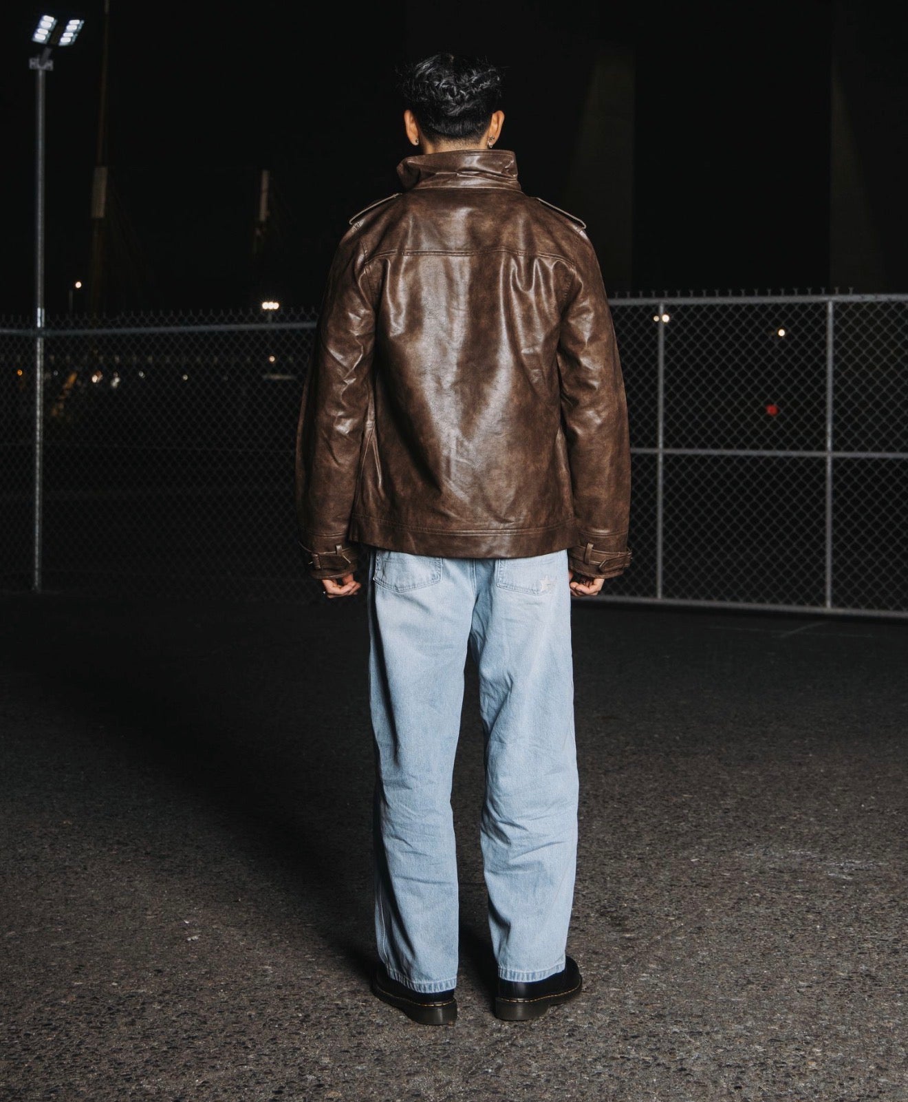 Léo Forte leather jacket - Brown
