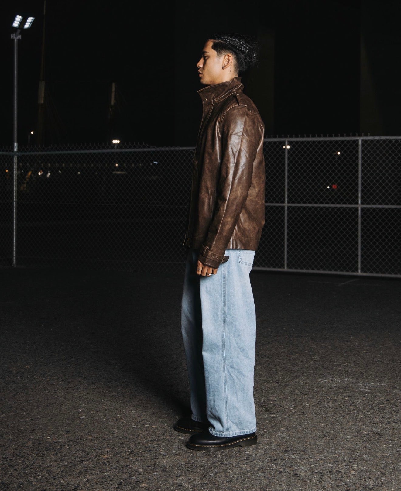 Léo Forte leather jacket - Brown